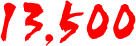 13500